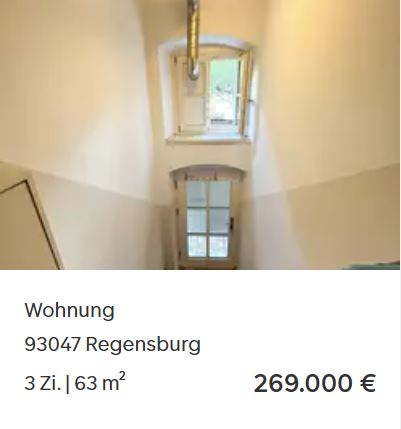 3 Zimmer Wohnung in Regensburg